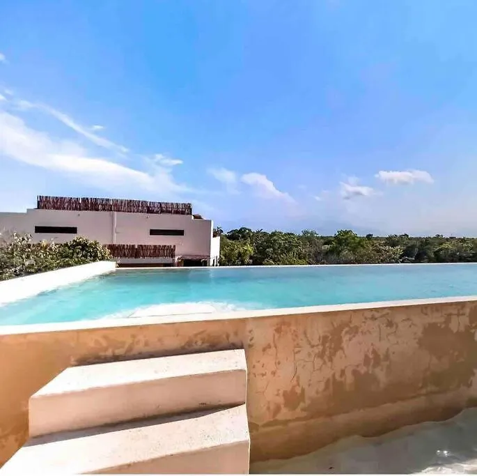 Apartment Lush Tulum Rooftop Condo With Ensuite Pool & Wifi