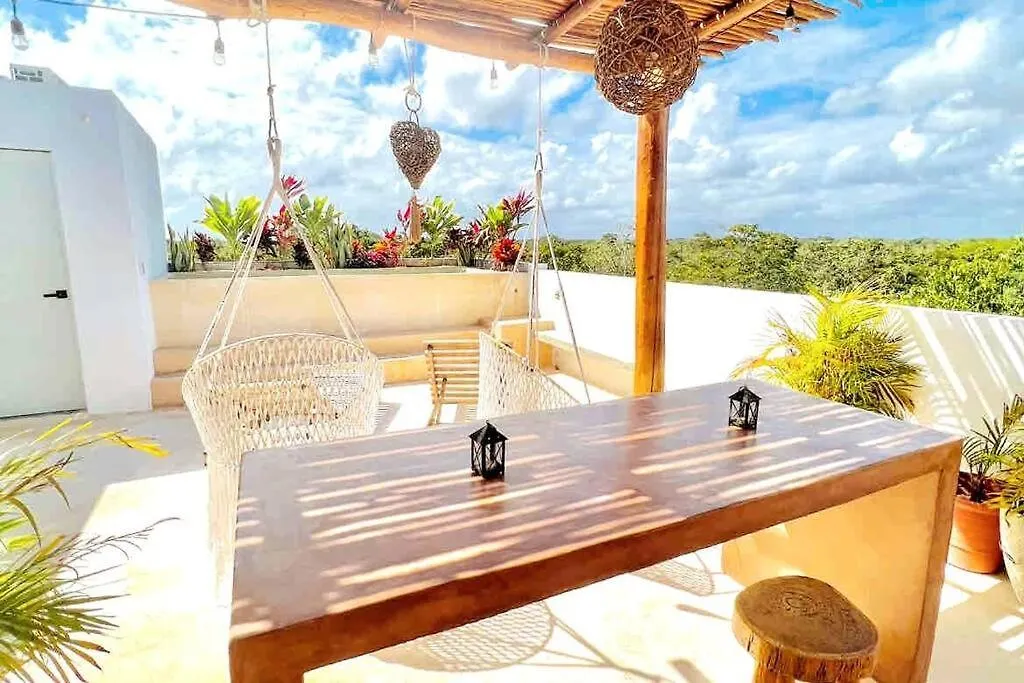 Lush Tulum Rooftop Condo With Ensuite Pool & Wifi Mexico